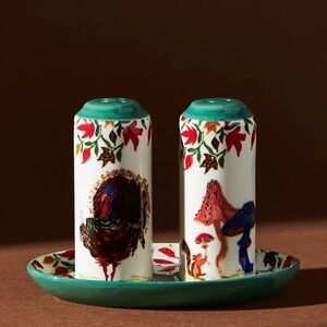 Anthropologie-Inslee Fariss Autumn's Bounty Salt & Pepper Shakers